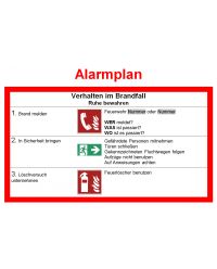 Download Dokumet Alarmplan verhalten im Brandfall