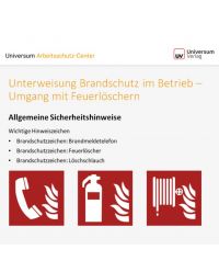 Download Dokument  Unterweisung Brandschutz im Betrieb - Umgang mit Feuerlöchern