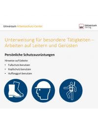 Arbeiten auf Leitern und Gerüsten - Unterweisungspräsentation