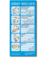 nonbook Ratgeber Aufkleber Handhygiene