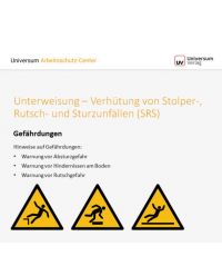 Download Dokument  Unterweisung Verhütung von Stolper Rutsch und Sturzunfällen