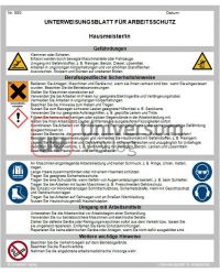 Download Dokument Hausmeister - Unterweisungsblatt für Arbeitsschutz
