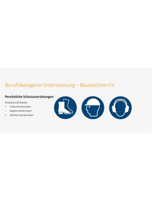 Bauzeichner Unterweisungspräsentation