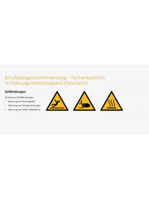 Unterweisungspräsi - FachverkäuferIn Nahrungsmittel Fleischerei