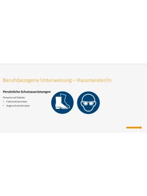 Hausmeister/in - Unterweisungspräsentation