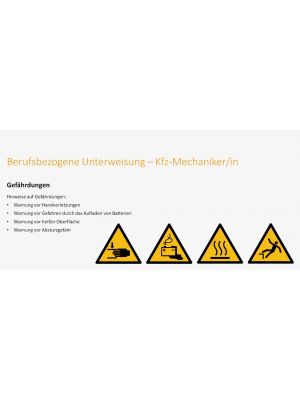 Unterweisungspräsentation Kfz-Mechaniker