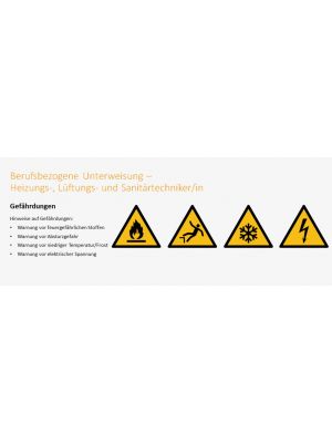 Heizungs-, Lüftungs- und - Sanitärtechniker/in Unterweisungspräsentation