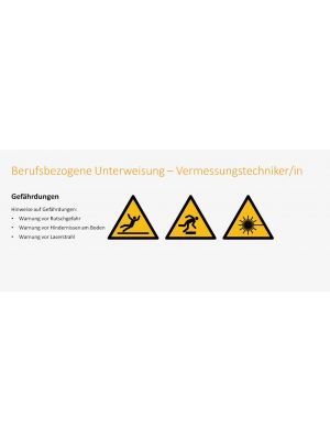 Vermessungstechniker/in - Unterweisungspräsentation