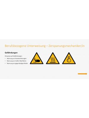 Zerspannungsmechaniker/in - Unterweisungspräsentation