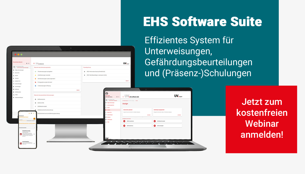 Webinaranmeldung EHS Software Suite